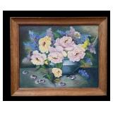 Mid Century Floral Still Life, Fanny M. Gault