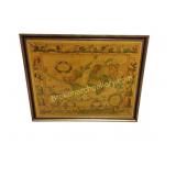 Framed Decorative World Map Print