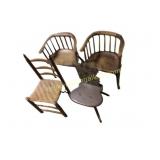 Four Wooden Chairs