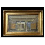 19th Century Neoclassical Interior Painting