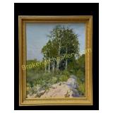 Signed Impressionist Style Landscape