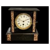 Slate and Marble Mantle Clock