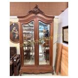 French Walnut Carved Armoire