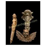 Three Carved Architectural Elements