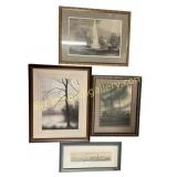 Collection of Nautical and Landscape Prints