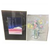 Floral Pastel and Contemporary Desert Collage