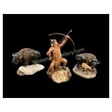 Three  Collectible Figurals