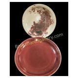Two Iron Mountain Stoneware Platters
