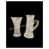 Two ABP Cut Glass Articles
