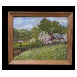 Springtime Landscape with Cottage, Emma Peterson