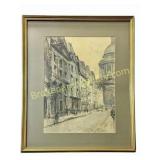 European City Scene, M. Guerin