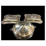 Silver Plate Serving Articles