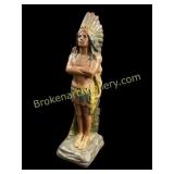 Vintage Chalkware  Native American