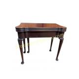 Queen Anne Mahogany Double Game Table