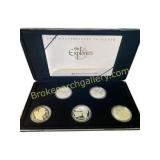 Masterpieces in Silver 5-Coin Proof Set