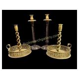 Two Pair English Candlesticks