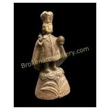 Antique Wood Statue, Santo Nino