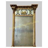 Regency Giltwood And Verre Eglomise Mirror