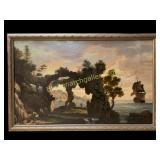 19th Century Coastal Landscape Painting