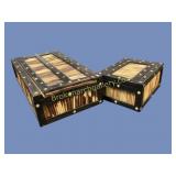 Two Anglo Indian Quill Boxes