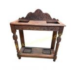 Antique Jacobean Revival Umbrella & Cane Stand