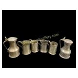 Pewter Tankards, Mugs