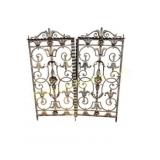 Pair of  Wrought Iron British Garden Gates