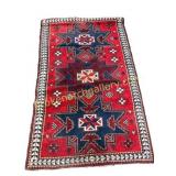 Antique Southwest Caucasian Kazak Area Rug