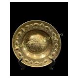 European Brass Alms Plate