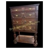 18th C William & Mary Chest on Frame