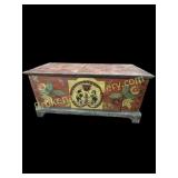 Paint Decorated Brides Chest