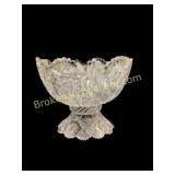 American Brilliant Cut Punch Bowl