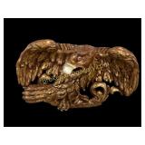 Carved Giltwood Sternboard Eagle