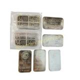 Mixed Lot of Silver Bars