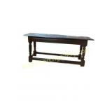 Antique Jacobean S Oak Bench