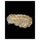 Sterling Silver Oyster Form Dish