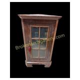 Demunitive Mahogany Corner Cabinet