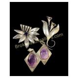 Sterling Silver Brooches, Pendant