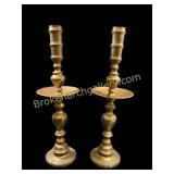 Tall Brass Pricket Sticks