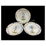 French Faience Plates