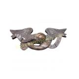 Vintage Carved Wood Eagle Wall Plaque