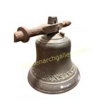 Antique English Brass Ship Bell Nelson & Sons