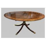 British Regency Oval Tilt Top Table
