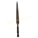 Antique African Iron Leaf-Blade Spear