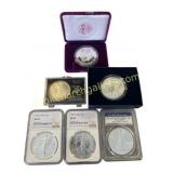 6 American Silver Eagles
