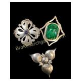 Sterling Brooches