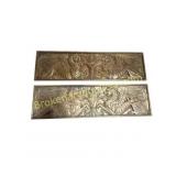 Pair of Neo-Classical Style Cast Bronze Panels