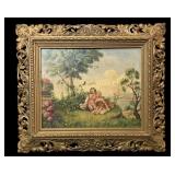 Lakeside Landscape with Putti, G. J. Novikoff