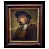 Young Man with Gorget and Beret, after Rembrandt