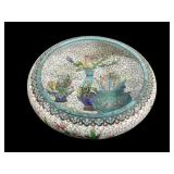 Chinese Cloisonnï¿½ Low Bowl